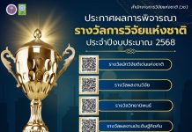 ดร.ณัชพล ประเสริฐสูง อาจารย์ประจำคณะเศรษฐศาสตร์ ม.รังสิต ได้รับรางวัลการวิจัยแห่งชาติ: รางวัลวิทยานิพนธ์ ระดับดี ประจำปีงบประมาณ 2568